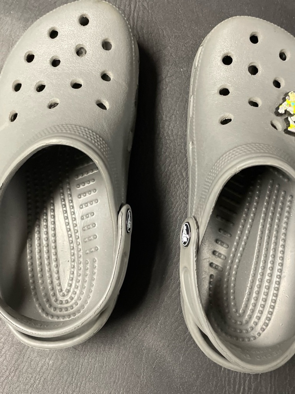 CROCS Kids Classic Clog in Light Gray